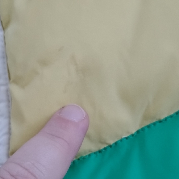 *RARE* 90s Y2K Vintage Old Navy Colorful Chevron/Floral Reversible Puffer Vest - Picture 11 of 16